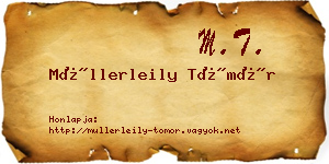 Müllerleily Tömör névjegykártya